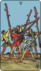 Five of Wands 