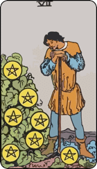 Seven of Pentacles 